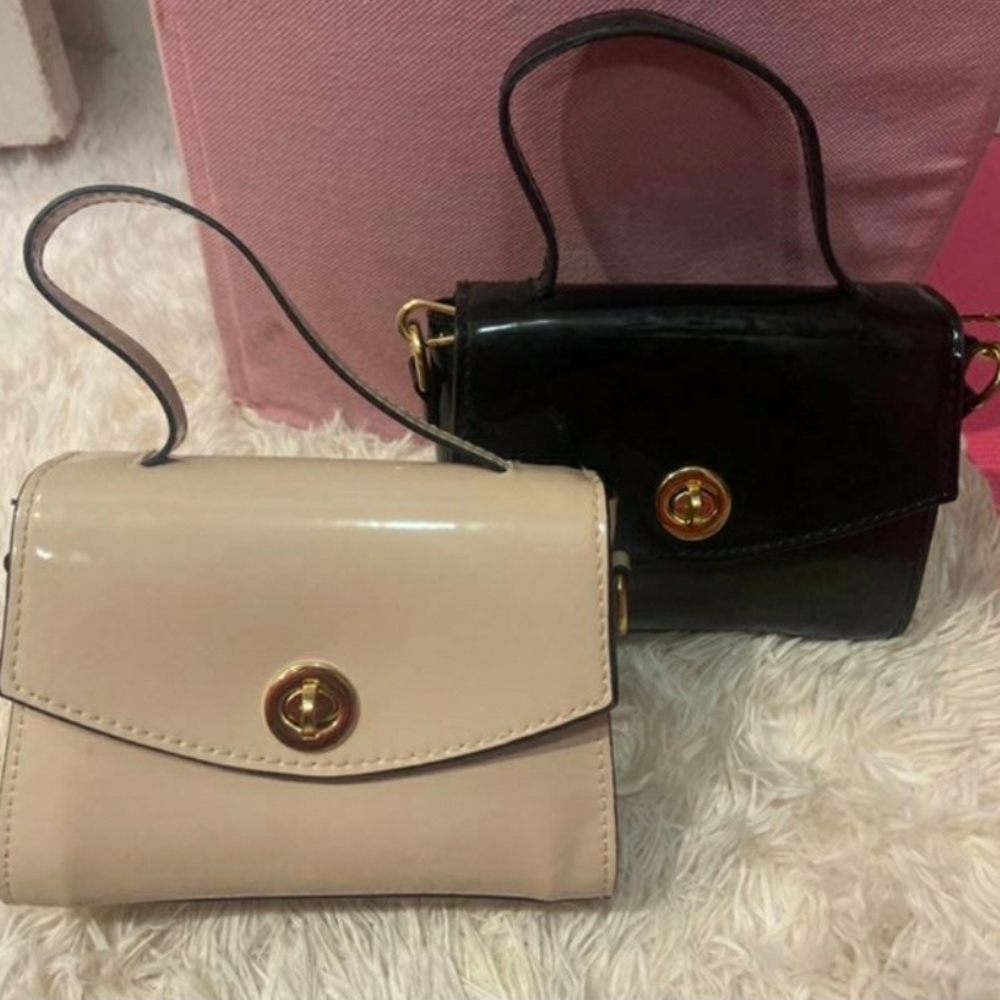Black & Beige Mini Handbags